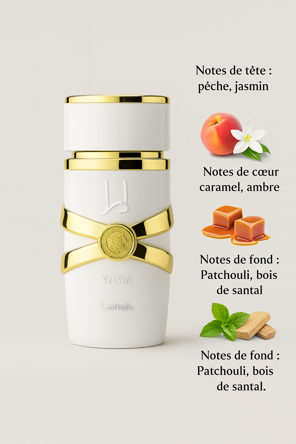 Yara Moi Blanc – Eau de Parfum Femme 100 ml | Lattafa