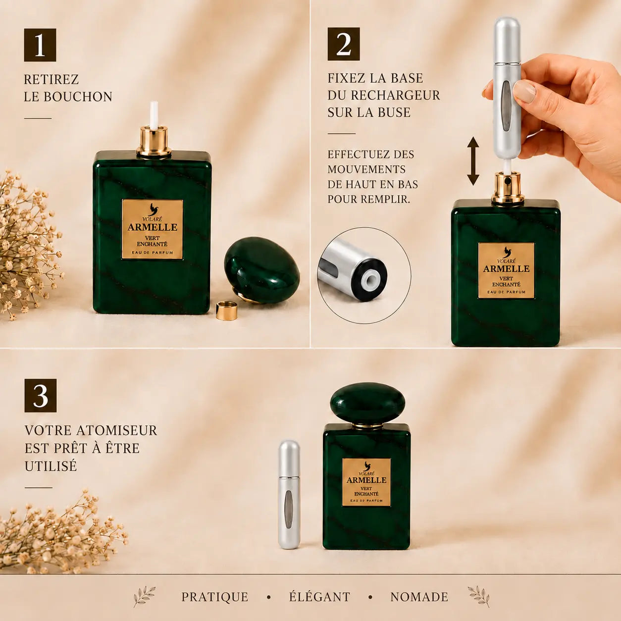 Atomiseurs de parfum rechargeable 5 ml alibaba