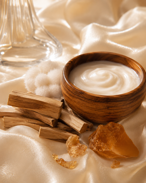 Santal musc ambré • fond enveloppant