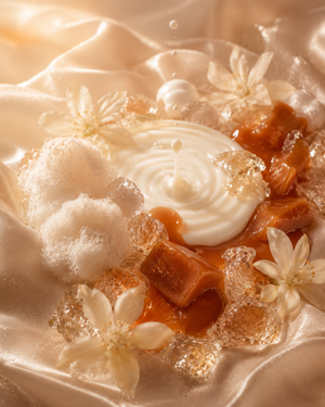 Musc Poudré, Lait Ambré & Caramel — Peau Addictive
