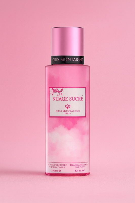 Brume parfumée Nuage Sucré Gris Montaigne – Gourmande & poudrée – 250 ml