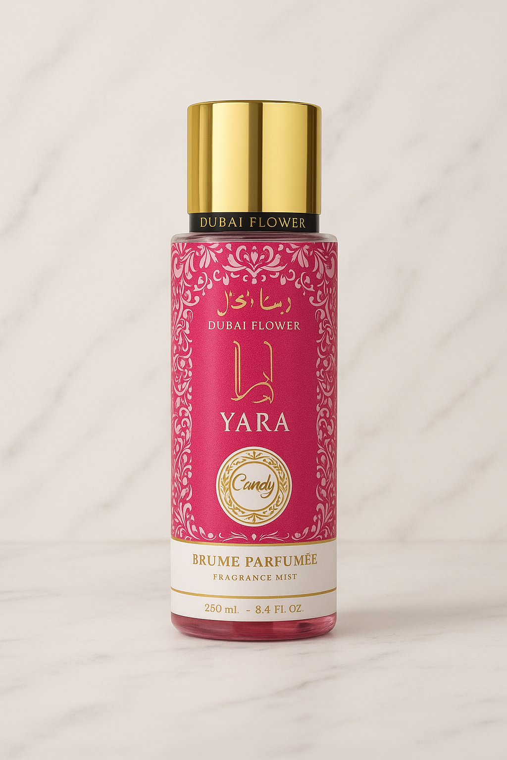 Brume parfumée Yara Candy – Gourmande florale & ambrée musquée – 250 ml