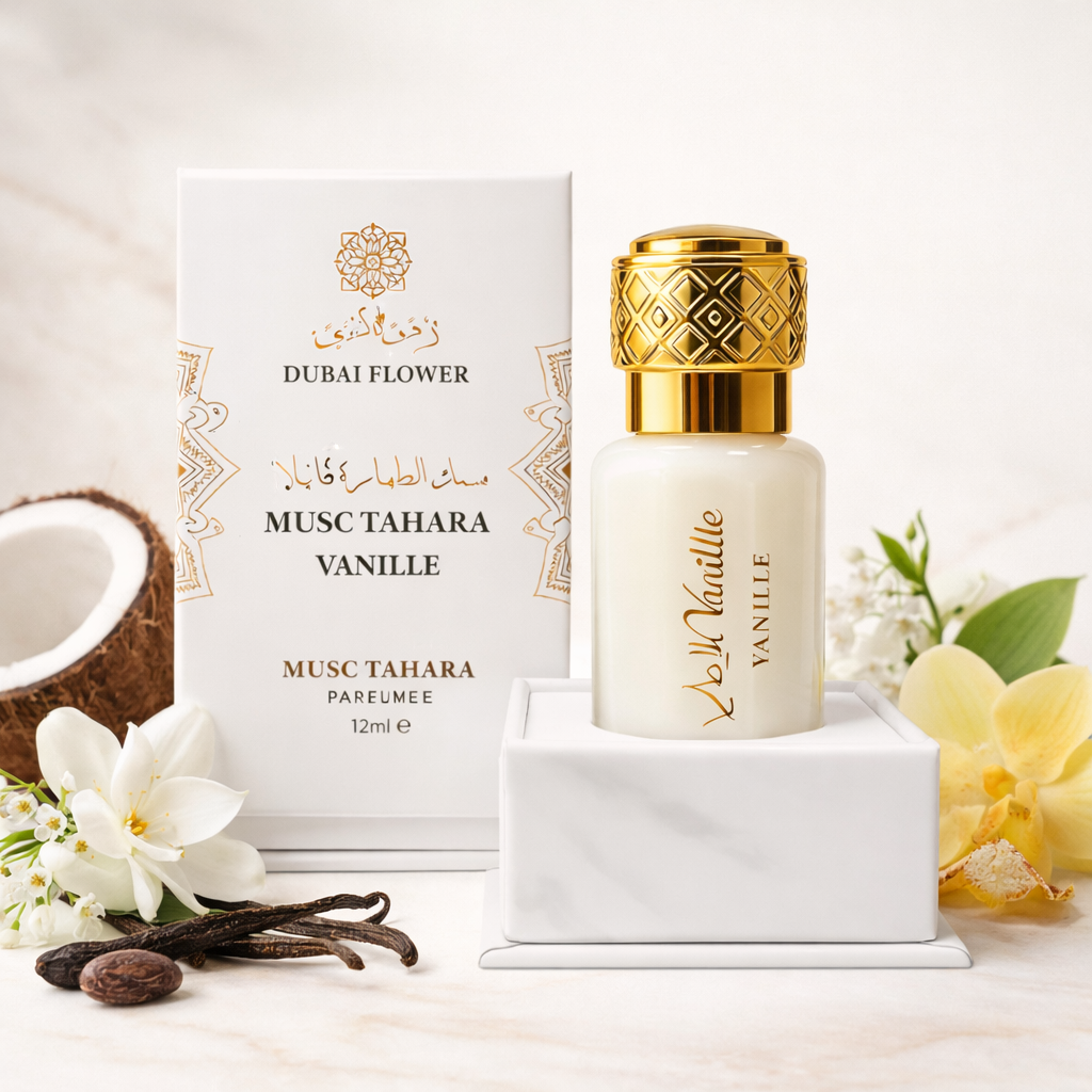 Musc Tahara Vanille Dubaï Flower 12 ml Parfum grossiste