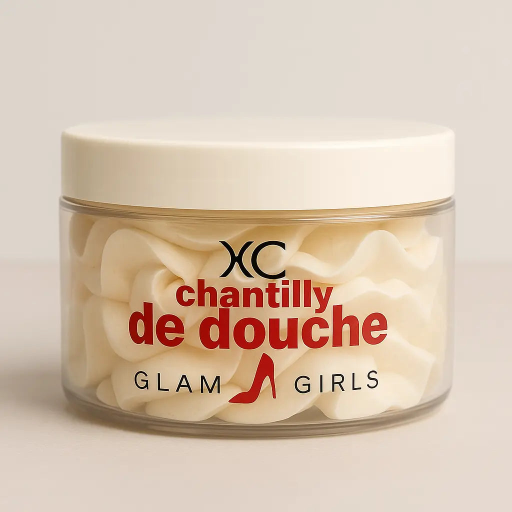Chantilly de douche Glam Girl – Mousse fouettée florale & gourmande | KCosmétiques kcosmetique