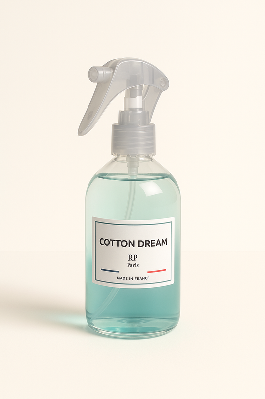 Spray d’intérieur Cotton Dream – RP Paris | Ambiance douce & musquée (250 ml)