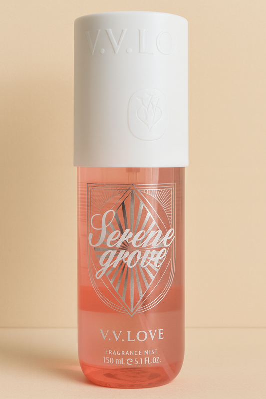 Brume parfumée Serene Grove V.V. LOVE – Aromatique boisé & floral – 150 ml