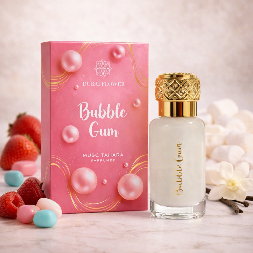Musc Tahara Bubble Gum Dubaï Flower 12 ml Parfum grossiste