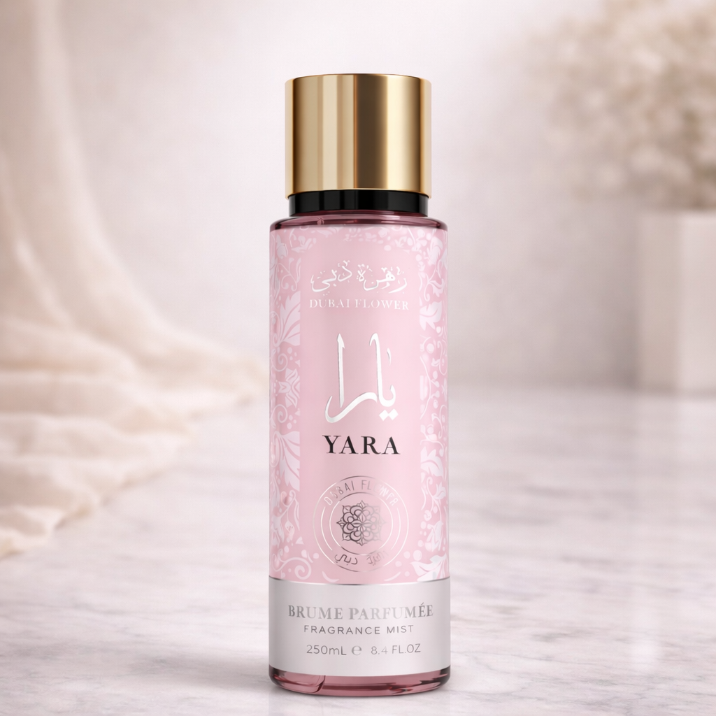Brume parfumée Yara Dubai Flower 250 ml Parfum grossiste