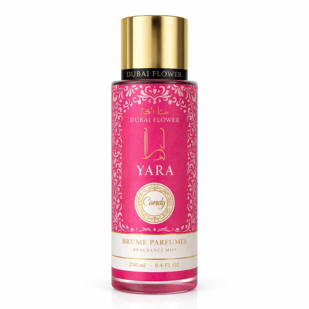 Brume parfumée Yara Candy 250 ml Dubaï Flower Parfum grossiste