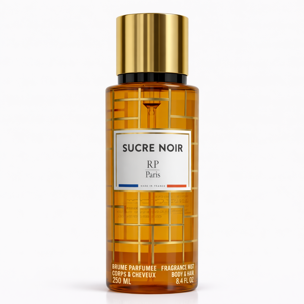 Brume parfumée Sucre Noir RP Paris – Gourmande caramel & vanille – 250 ml Parfum grossiste