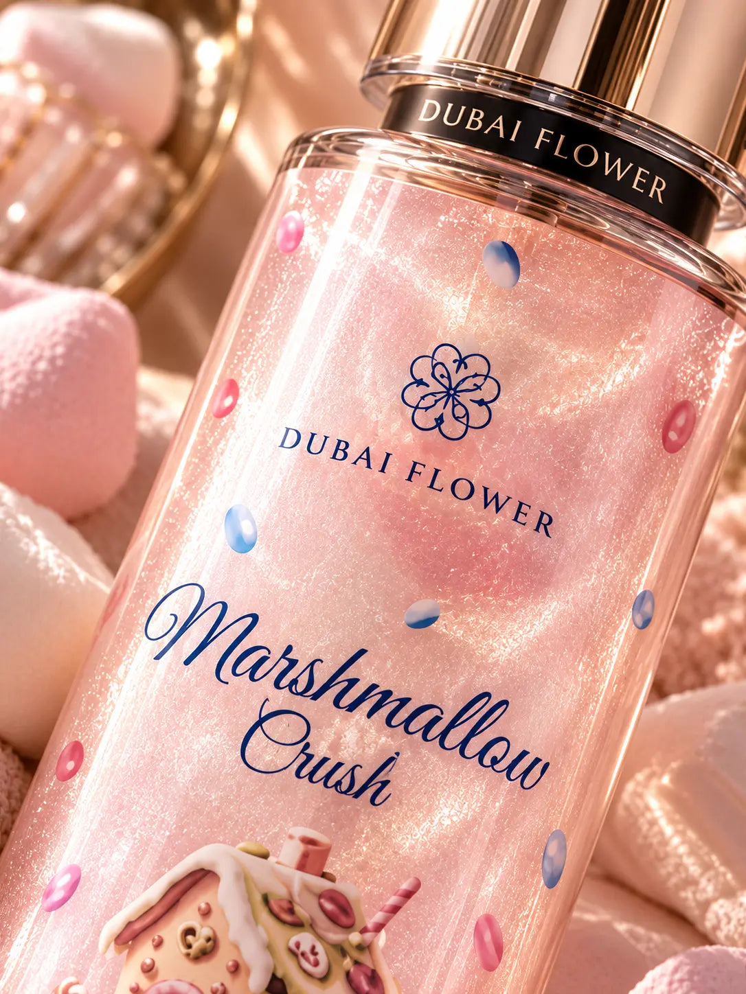 Brume Parfumée Marshmallow Crush – Dubaï Flower 250 ml Parfum grossiste