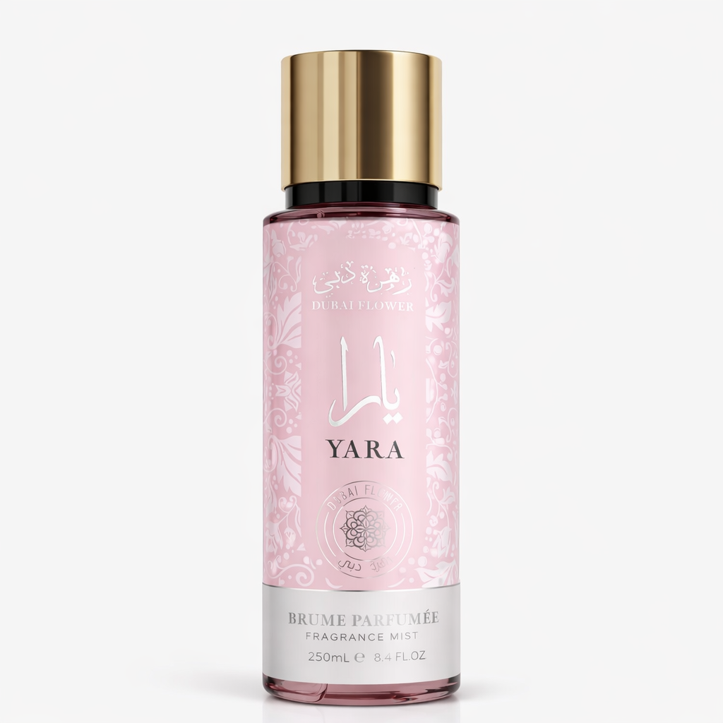 Brume parfumée Yara Dubai Flower 250 ml Parfum grossiste