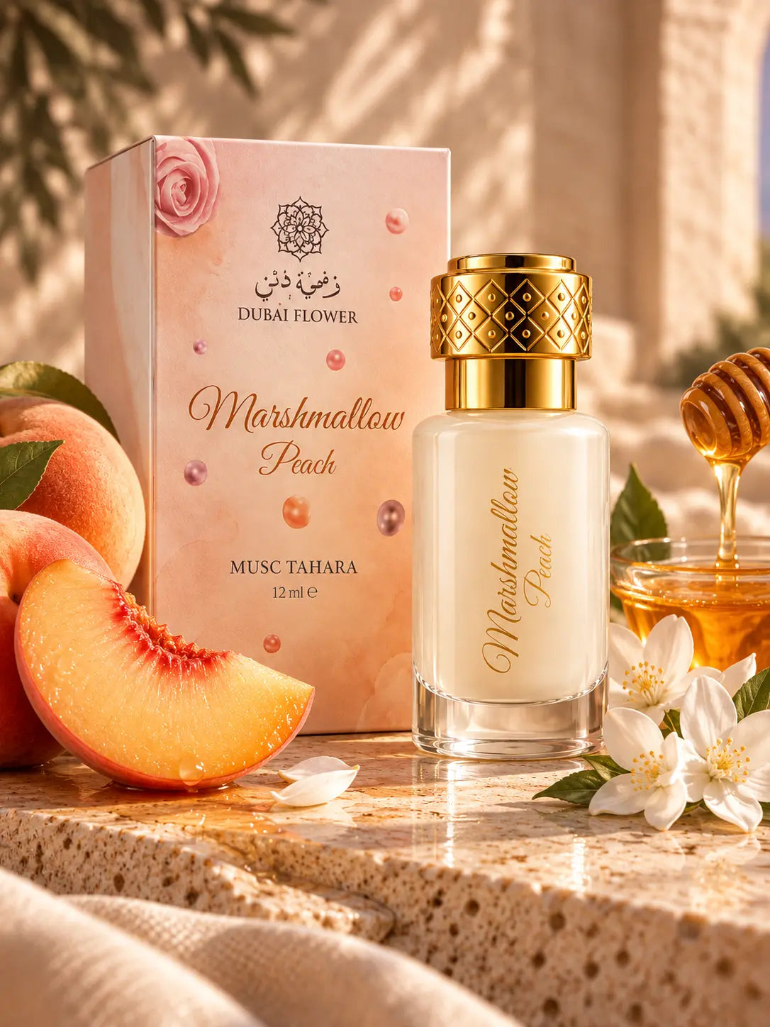 Musc Tahara Marshmallow Peach Dubaï Flower 12 ml marshop