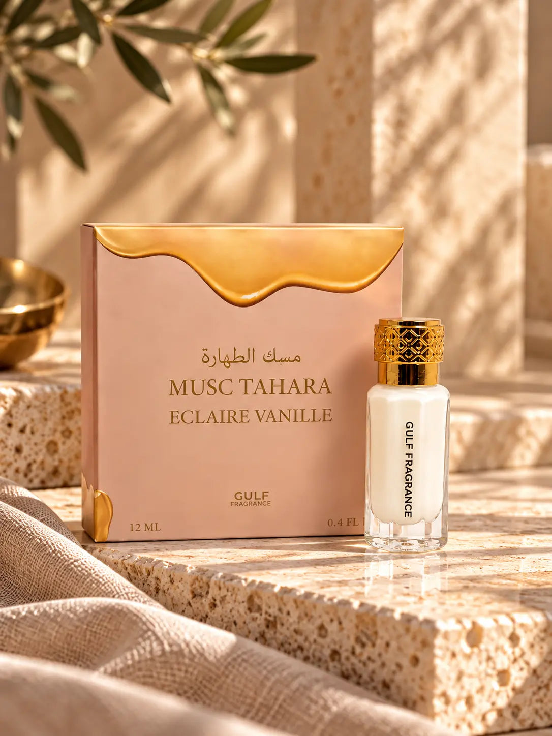 Musc Tahara Eclaire Vanille Gulf Fragrance 12 ml Parfum grossiste