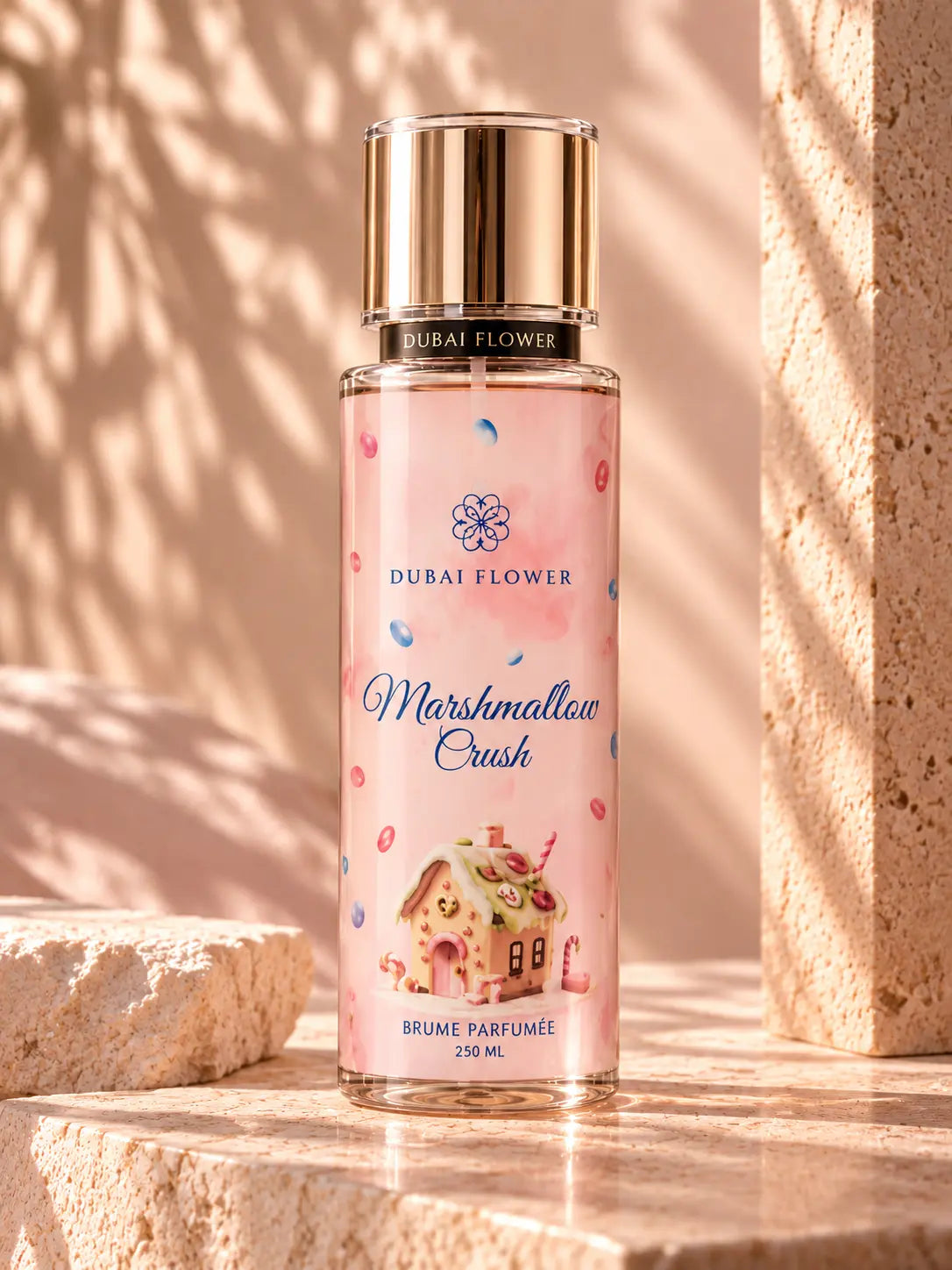 Brume Parfumée Marshmallow Crush – Dubaï Flower 250 ml Parfum grossiste