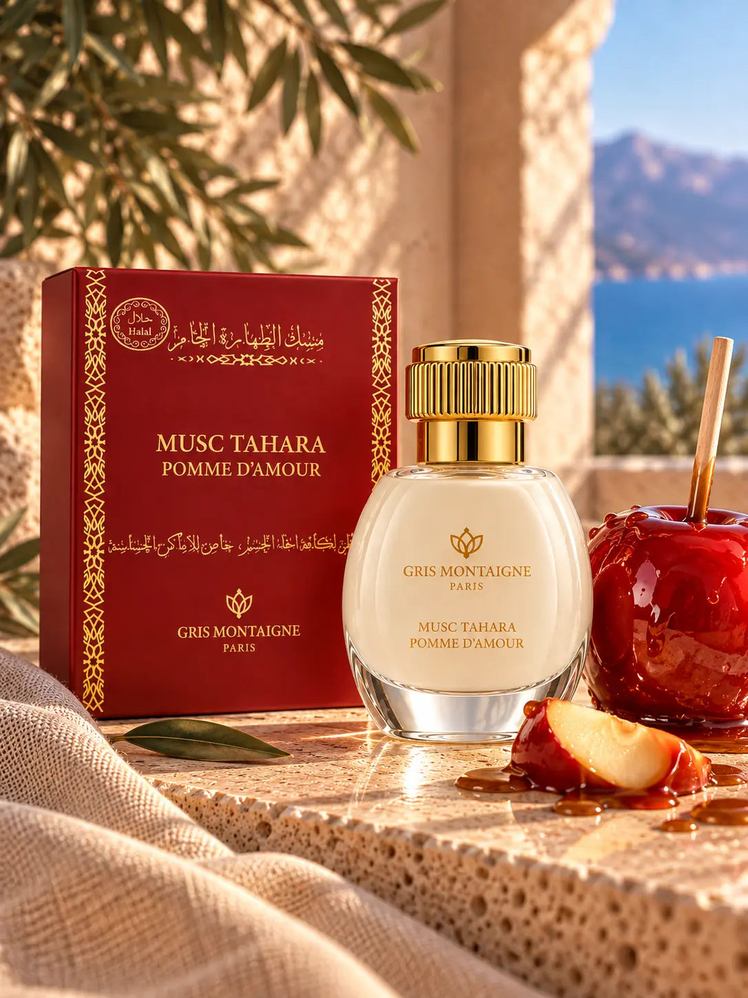 Musc Tahara Pomme d'amour - Gris Montaigne Paris 12 ml Parfum grossiste