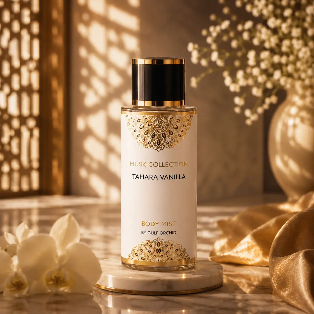 Brume corporelle vanille Musk Collection Tahara Vanilla – Gulf Orchid 250 ml Parfum grossiste