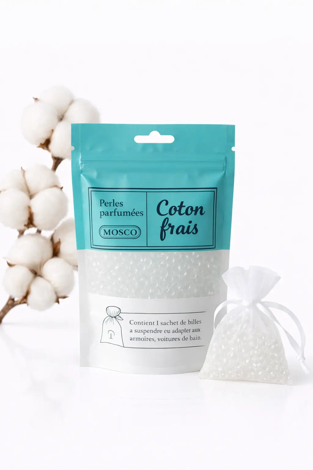 Perles parfumées Coton Frais – Mosco Paris | Parfum d’intérieur longue durée mosco paris