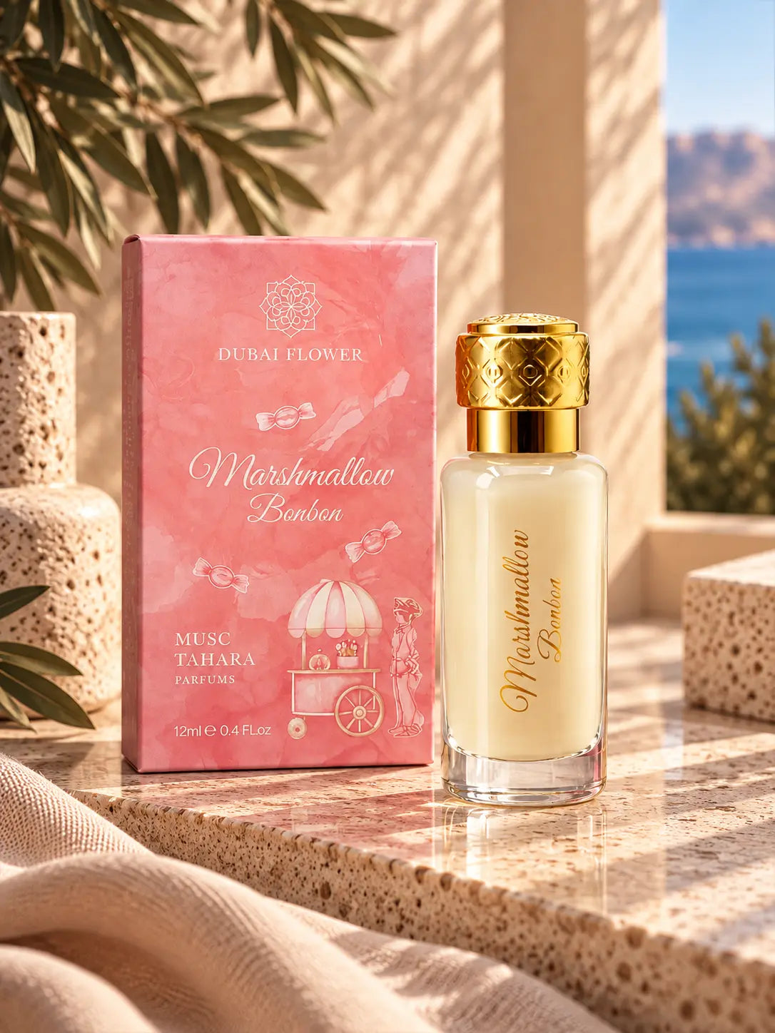 Musc Tahara Marshmallow bonbon  - Dubaï Flower 12 ml marshop