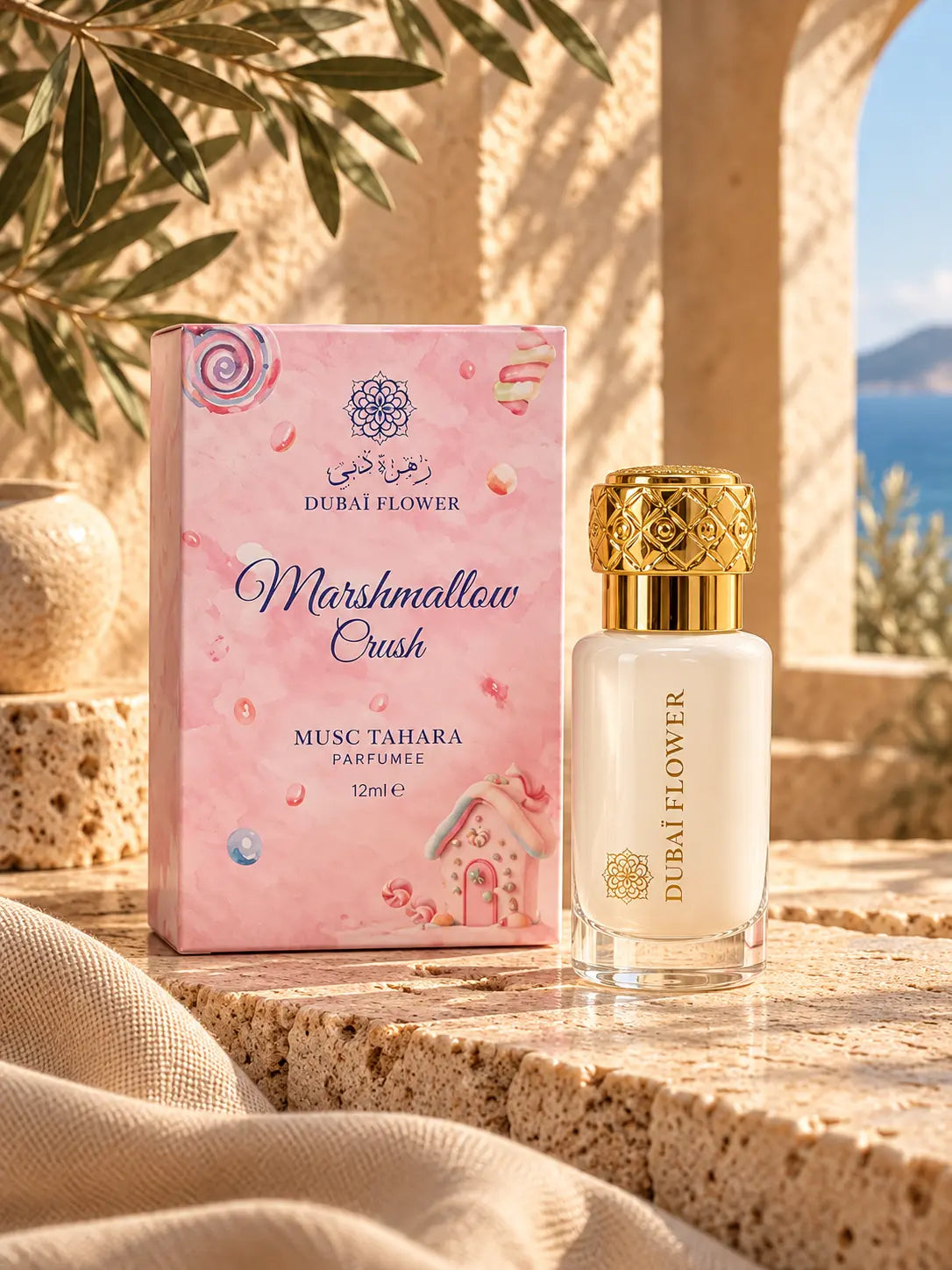 Musc Tahara Marshmallow Crush – Dubai Flower | 12 ml Parfum grossiste