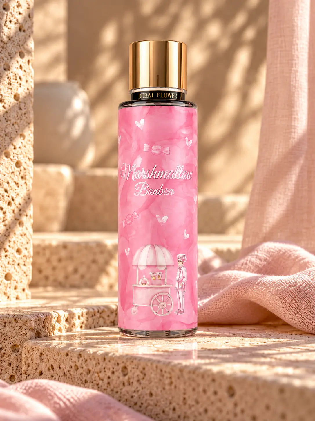 Brume parfumée Marshmallow Bonbon Dubai Flower 250 ml marshop