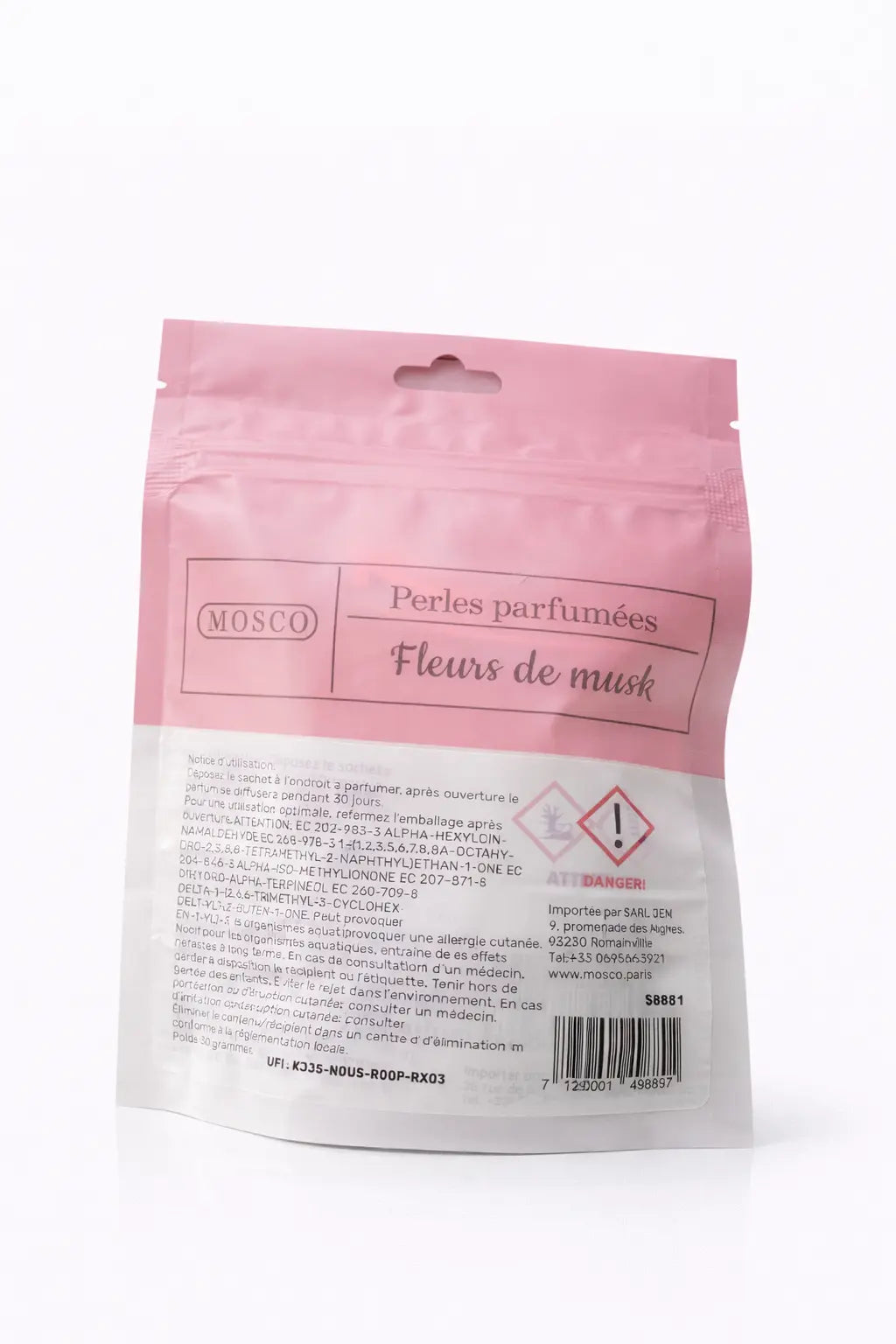 Perles parfumées Mosco Paris – Fleurs de Musk (3 sachets) mosco paris