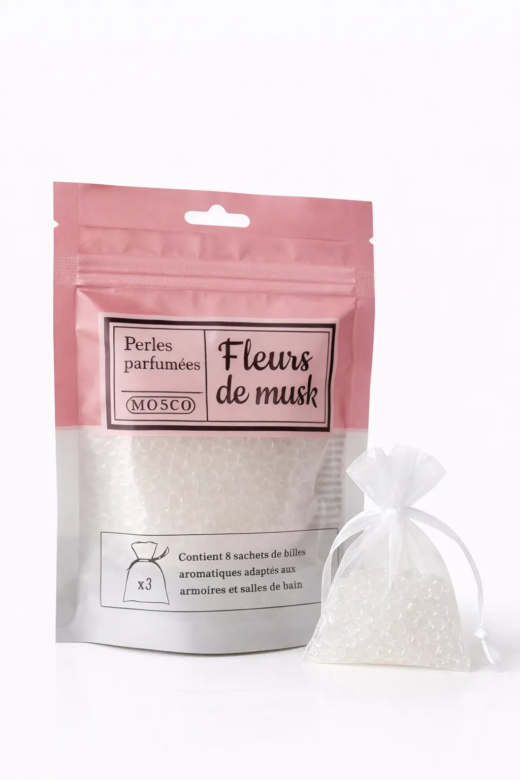Perles parfumées Mosco Paris – Fleurs de Musk (3 sachets) mosco paris