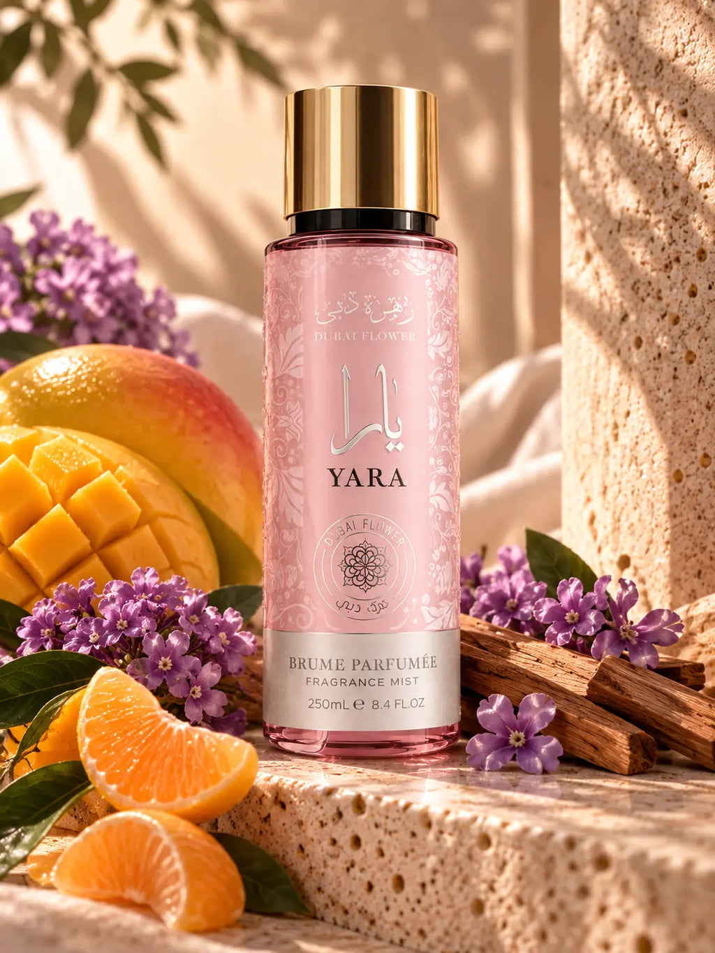 Brume parfumée Yara Dubai Flower 250 ml marshop