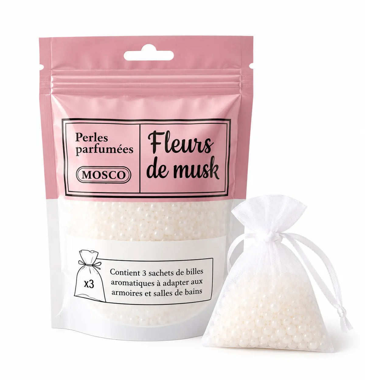 Perles parfumées Fleurs de Musk Mosco Paris – Parfum d'intérieur longue durée mosco paris