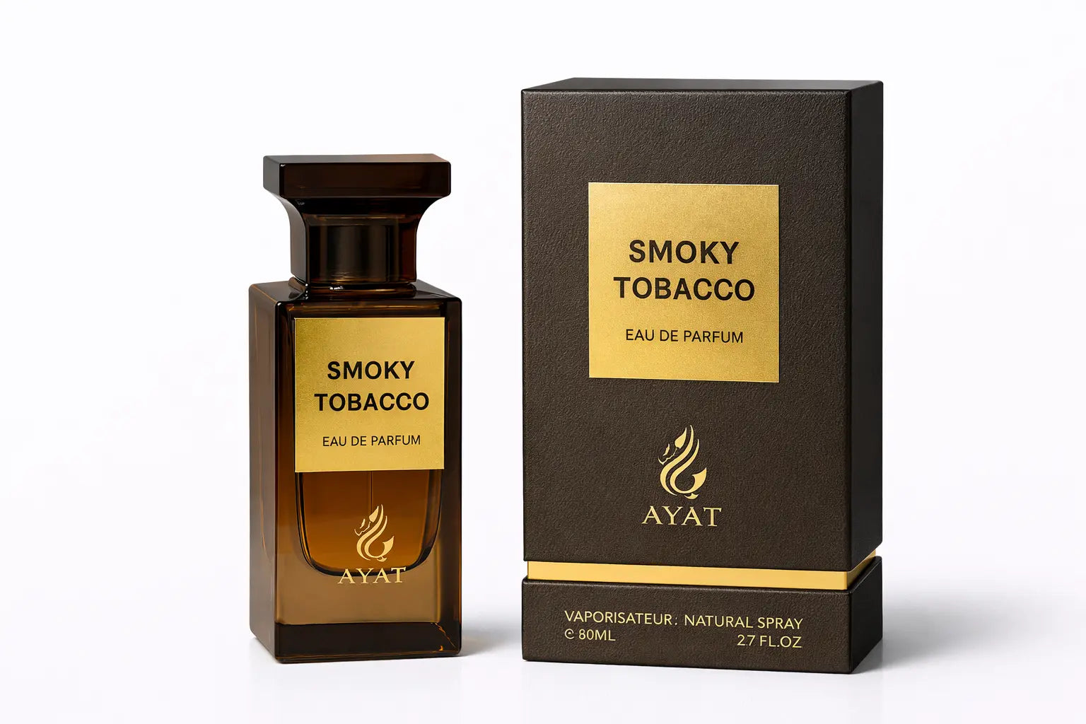 Smoky Tobacco – Eau de Parfum 80 ml | AYAT Parfum grossiste