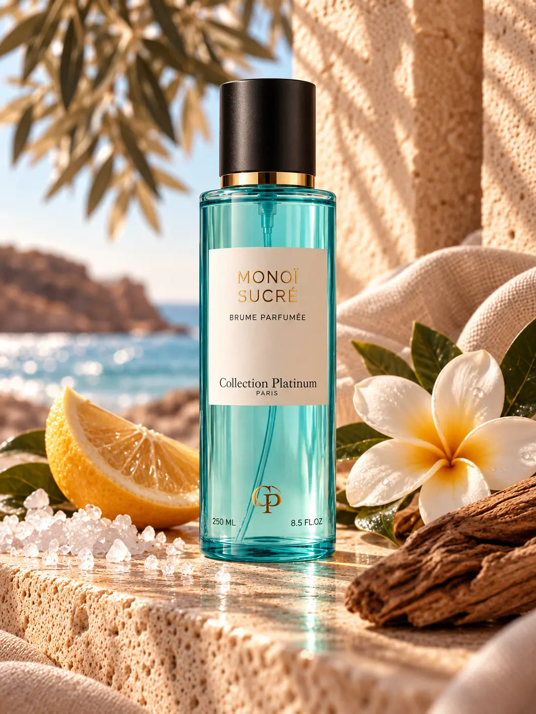 Brume parfumée Monoi Sucre Collection Platinium 250 ml marshop