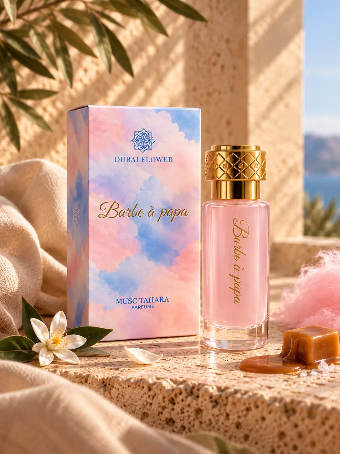 Musc Tahara Barbe à Papa Dubaï Flower – 12 ml Parfum grossiste