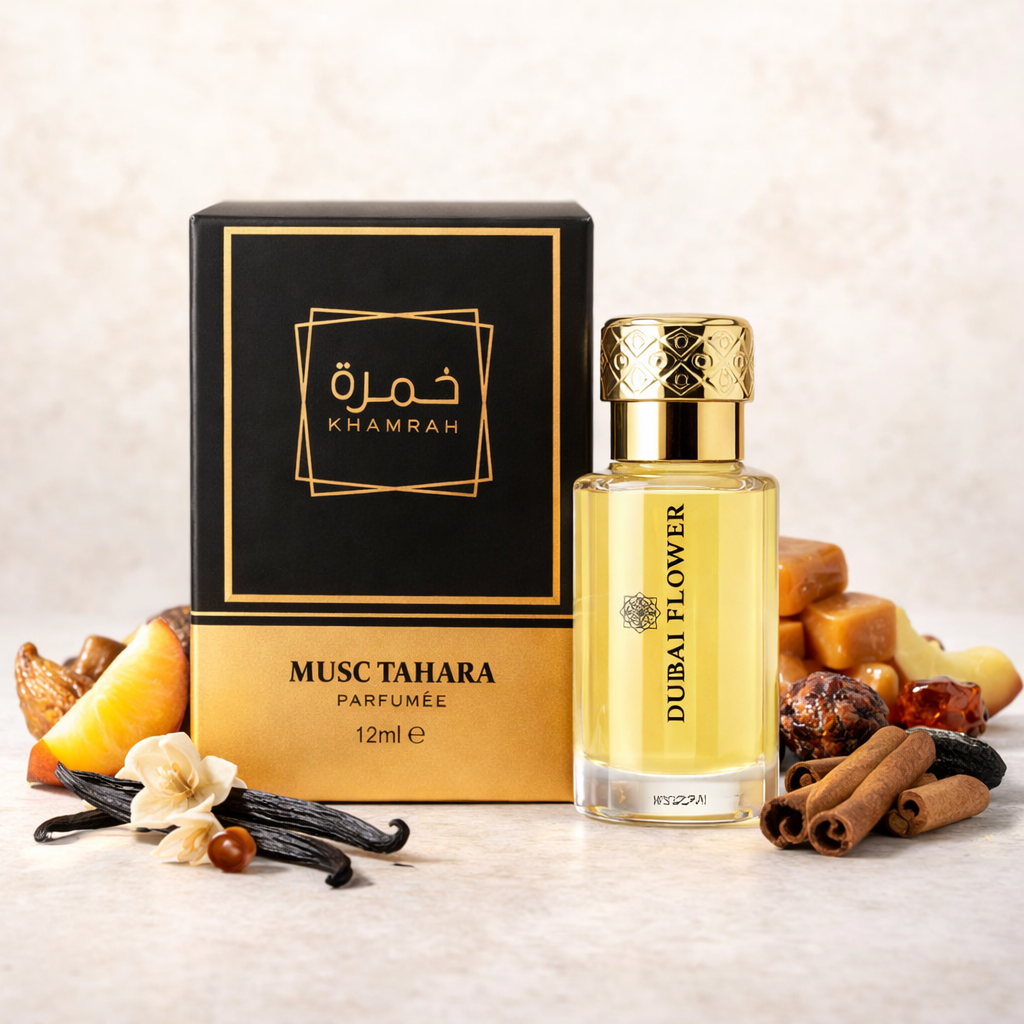 Musc Tahara Khamrah Dubaï Flower 12 ml Parfum grossiste