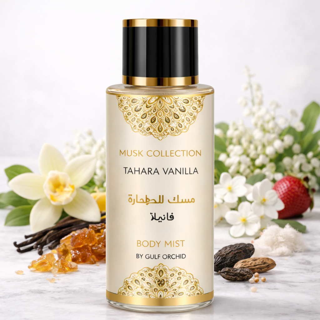 Brume corporelle vanille Musk Collection Tahara Vanilla – Gulf Orchid 250 ml Parfum grossiste