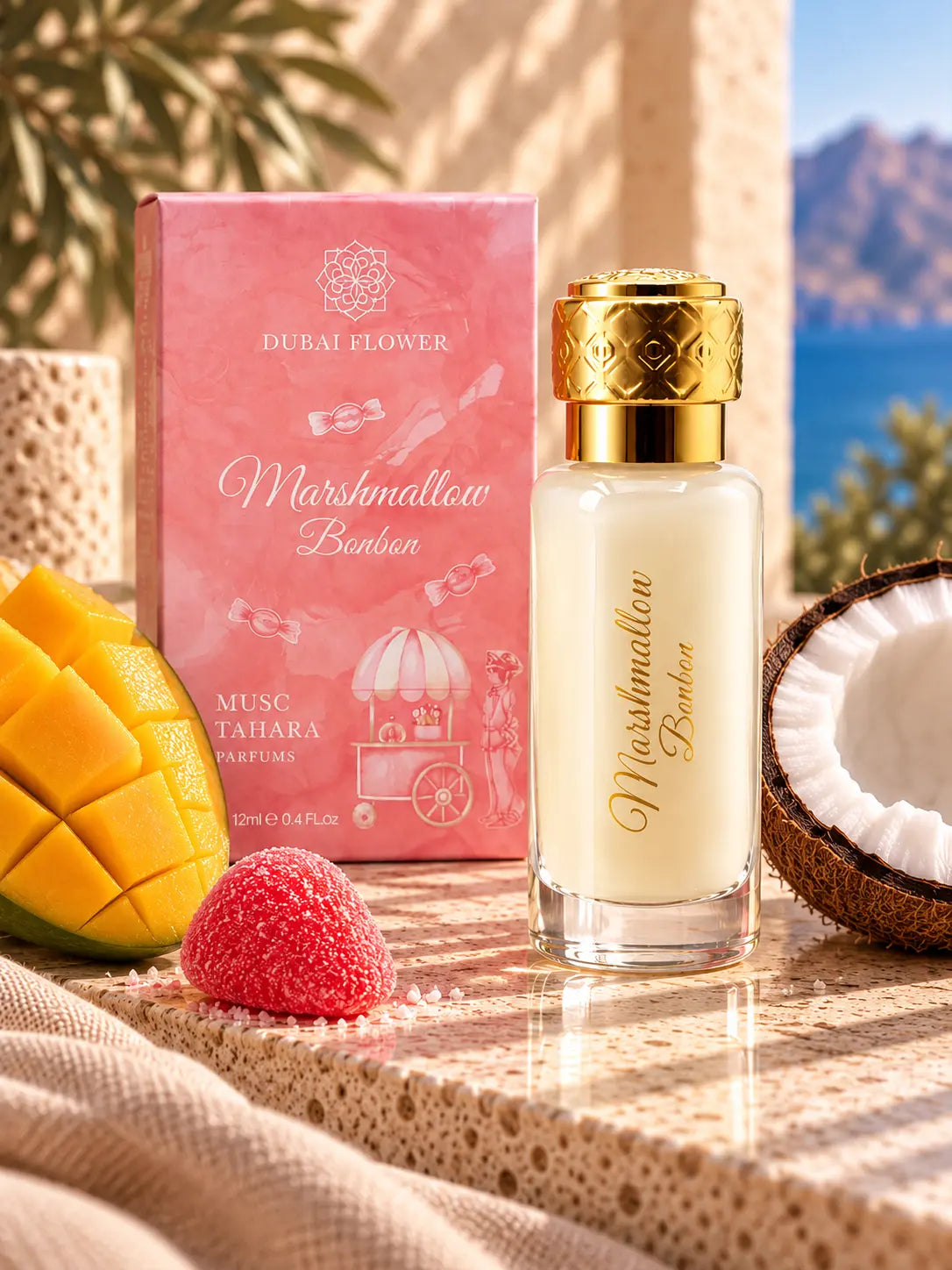 Musc Tahara Marshmallow bonbon  - Dubaï Flower 12 ml marshop
