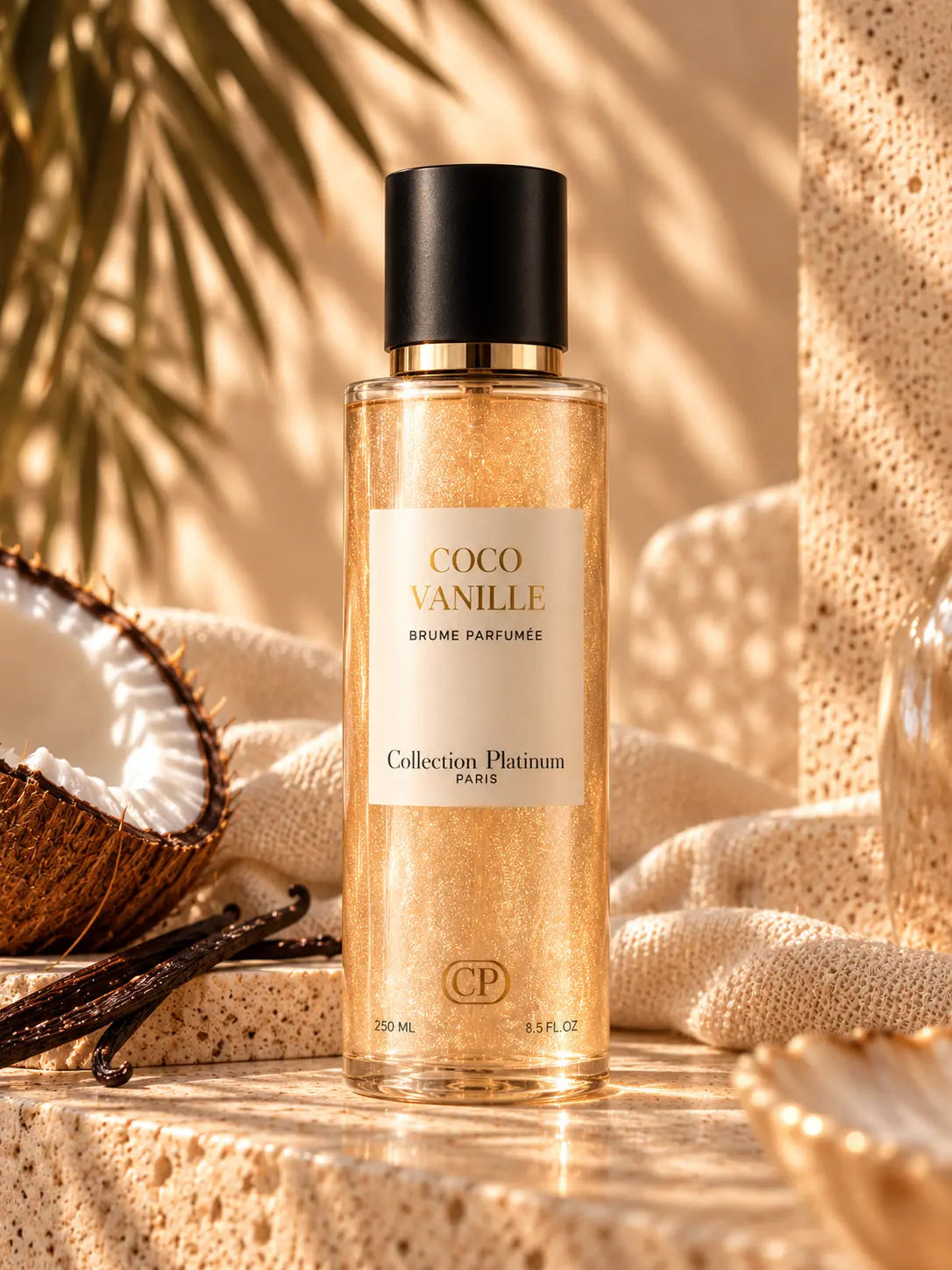 Brume parfumee Coco Vanille Collection Platinium 250 ml marshop