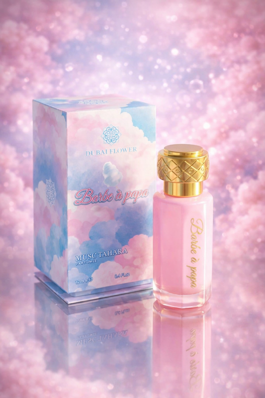 Musc Tahara Barbe à Papa – 12 ml | Doux, Propre & Gourmand